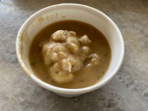 1x   Royale Mashed Potato	  RM 0.00	(came free with the lunch delivery)
 at Savor of Life in Kuala Lumpur