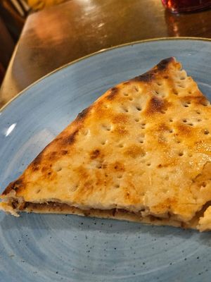 Lobiani (bean filled bread) at Kartuli in South East London