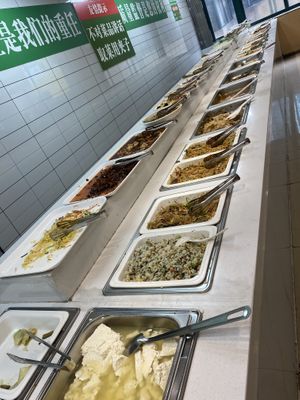 Looks yummy, just try a bit first, i might not into it  at Sù yǐ Xiāng SùShí 素颐香 in Chongqing