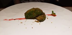 Lotus root sweet potato thing at Sun Plant - 芊月茗 Qiānyuèmíng in Chongqing