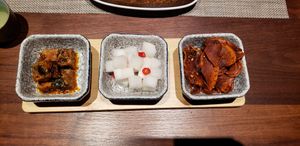 Appetizers (all spicy) at Sun Plant - 芊月茗 Qiānyuèmíng in Chongqing