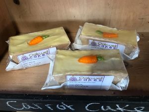 Helens lovely carrot cakes  at Kelsall Cycles in Tarporley