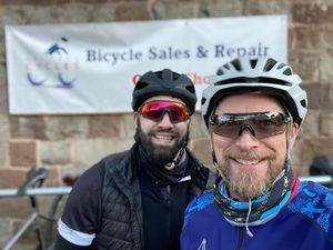 Owners Mike and Chris!! at Kelsall Cycles in Tarporley