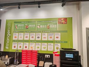 Menu concept at Nachos in Lille