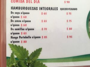 menu menu  at Verde Limón in Manzanillo