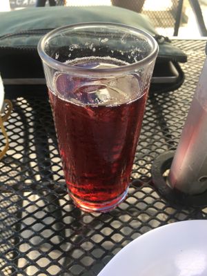 Agua de Jamaica at Verde Limón in Manzanillo