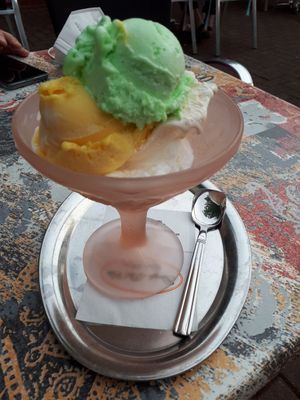 Vegan ice cream at Dal Cin in Wathlingen