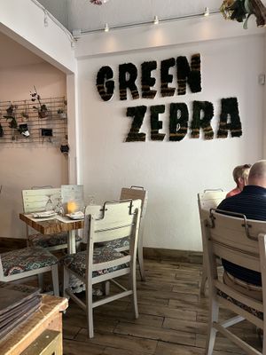 Inside restaurant  at Green Zebra Cafe - Main St in Sarasota