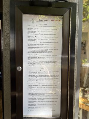 Dinner menu   at Green Zebra Cafe - Main St in Sarasota