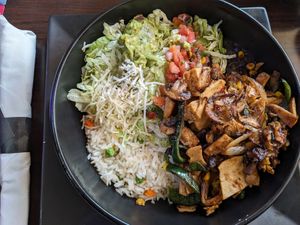 Vegan Bowl at Plaza Azteca in White Oak