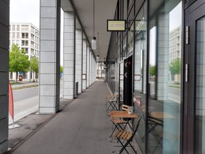 Exterior and seating at Nama in Dietikon