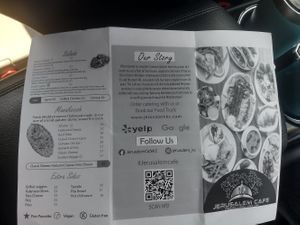 Menu #2 at Jerusalem Cafe - Liberty in Kansas City