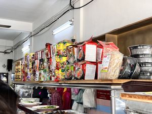 Products on display  at Ban Bee Siang in Muar
