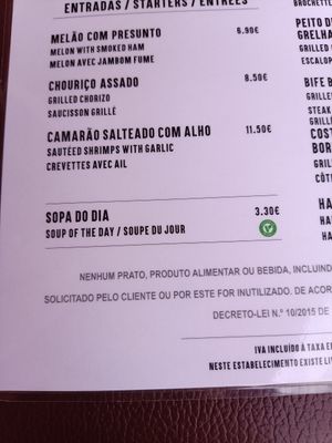 Sopa at Adega do Ramada in Obidos