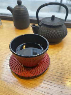 Japanese green tea  at Maguro in Zadar