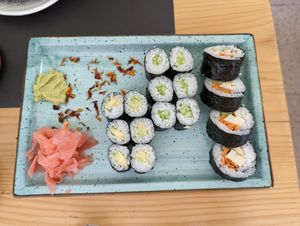 Vegan sushi at Maguro in Zadar