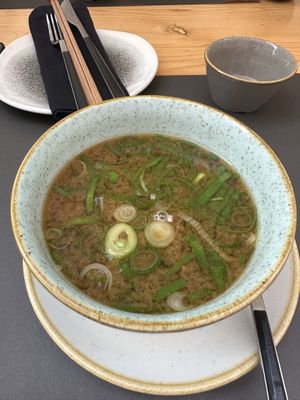Miso soup  at Maguro in Zadar