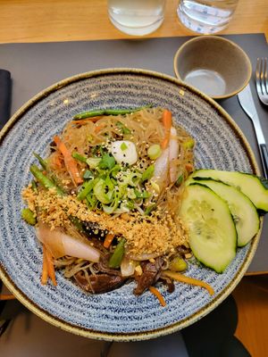 Funchoza vege at Maguro in Zadar