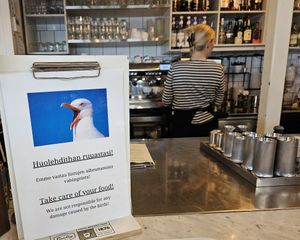 Friendly funny staff. at Café Ursula in Helsinki