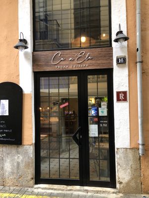 Exterior at Ca n'Ela Vegan Restaurant in Mallorca