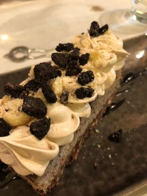 Dessert: Chocolate texture  at Ca n'Ela Vegan Restaurant in Mallorca