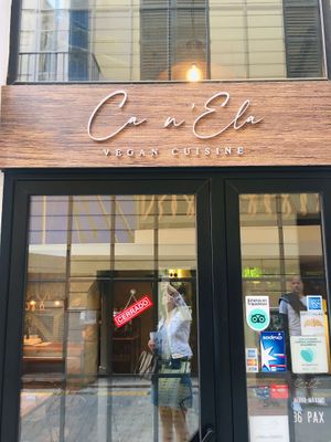   at Ca n'Ela Vegan Restaurant in Mallorca