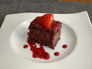 Chocolate Cake  at Ca n'Ela Vegan Restaurant in Mallorca