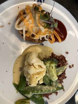 Burguér de alubias   at Ca n'Ela Vegan Restaurant in Mallorca