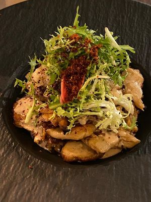 Heura stir-fry  at Ca n'Ela Vegan Restaurant in Mallorca