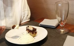 Dessert... Delicious at Ca n'Ela Vegan Restaurant in Mallorca