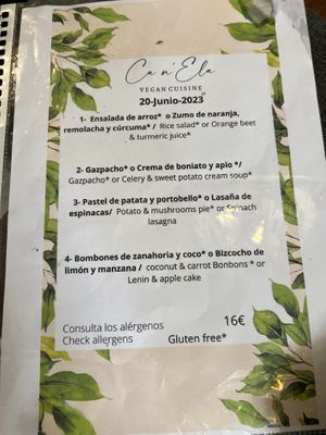   at Ca n'Ela Vegan Restaurant in Mallorca