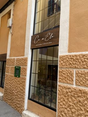   at Ca n'Ela Vegan Restaurant in Mallorca