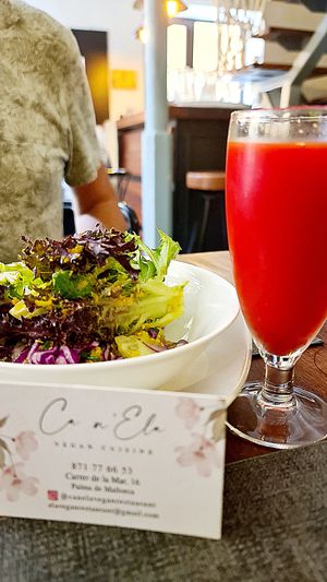  at Ca n'Ela Vegan Restaurant in Mallorca