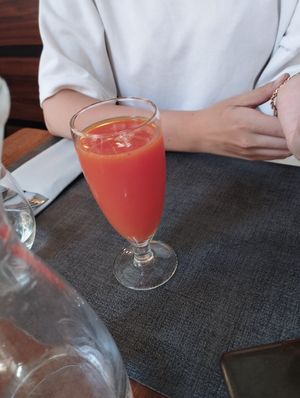 Drink at Ca n'Ela Vegan Restaurant in Mallorca