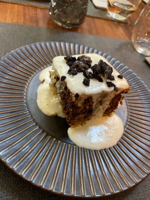 Schoko-Erdnuss-Kuchen (Dessert)  at Ca n'Ela Vegan Restaurant in Mallorca