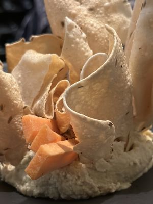 Fennel hummus  at Ca n'Ela Vegan Restaurant in Mallorca