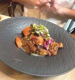 Seitan & veg  at Ca n'Ela Vegan Restaurant in Mallorca