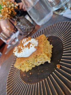 Carrot Cake at Ca n'Ela Vegan Restaurant in Mallorca