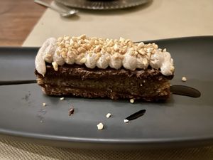 Bueno desert  at Ca n'Ela Vegan Restaurant in Mallorca