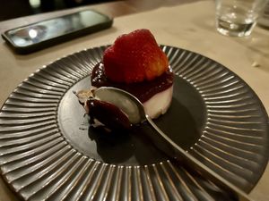 Desert  at Ca n'Ela Vegan Restaurant in Mallorca