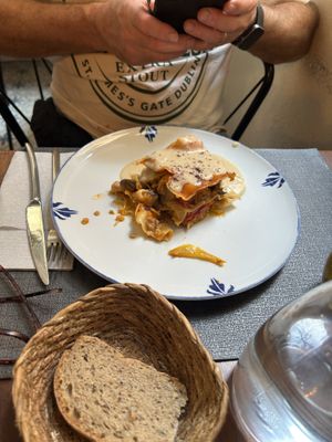 Lasagne   at Ca n'Ela Vegan Restaurant in Mallorca
