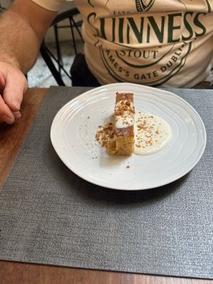 Cinnamon cake  at Ca n'Ela Vegan Restaurant in Mallorca