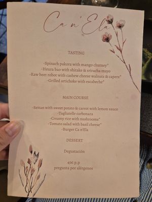  at Ca n'Ela Vegan Restaurant in Mallorca