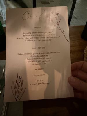  at Ca n'Ela Vegan Restaurant in Mallorca