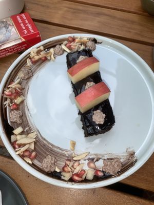 How I can not have a dessert after a good dindin.!  at Nourish by Avata in Kathmandu