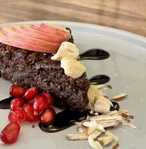 Vegan brownie   at Nourish by Avata in Kathmandu
