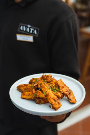 Crispy Eggplant Fries at Nourish by Avata in Kathmandu