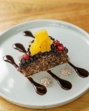 Vegan Brownie at Nourish by Avata in Kathmandu