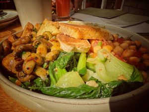 Chickpea buddah bowl  at Nourish by Avata in Kathmandu