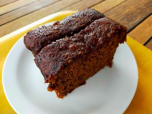 Vegan sticky loaf at The Bothy in Braemar